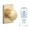 Sure-Loc Hardware Sure-Loc Hardware Oakley Dummy Knob, Satin Brass OK100 SB - alternate 3